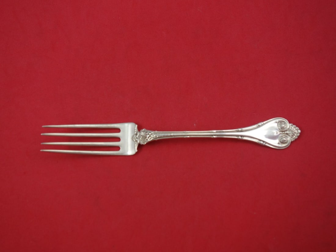 Whiting Empire Sterling Silver Junior Fork 6 Inch Infant Silverware: Whiting Empire Sterling Silver Junior Fork 6 Inch Infant Silverware This exquisite Empire Junior Fork by Whiting is crafted from high-quality sterling silver, measuring 6 inches in length. Designed fo