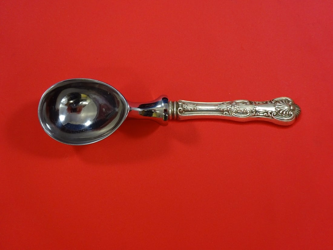 Wallace Kings Sterling Silver Ice Cream Scoop Custom Made 7 Inch: Wallace Kings Sterling Silver Ice Cream Scoop Custom Made 7 Inch Indulge in the elegance of the Kings pattern by Wallace with this exquisite Sterling Silver Ice Cream Scoop. Custom made and measuring