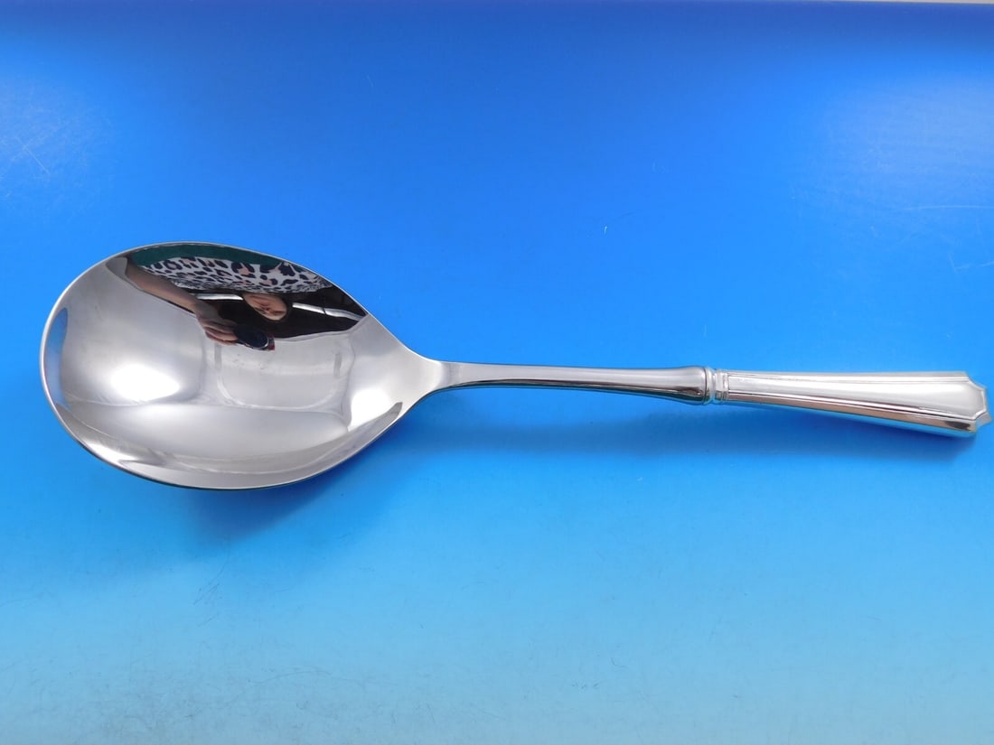 Gorham Fairfax Sterling Silver Casserole Spoon 11 1/4 Inch Custom Made: Gorham Fairfax Sterling Silver Casserole Spoon 11 1/4 Inch Custom Made Introducing the Fairfax by Durgin-Gorham Sterling Silver Casserole Spoon, a stunning piece crafted with exceptional attention to