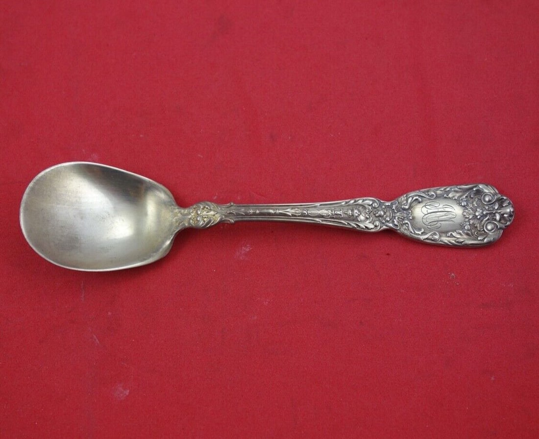 Gorham Florentine Sterling Silver Ice Cream Spoon 5.5 inches (1 of 2)