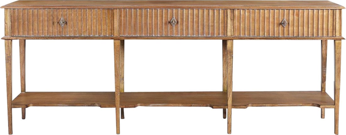 Taylor Transitional Solid Wood Console Table with Soft-Closing Drawers (1 of 5)