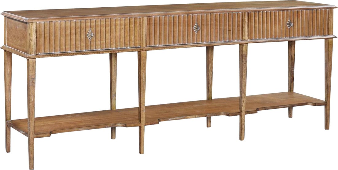 Taylor Transitional Solid Wood Console Table with Soft-Closing Drawers - 4