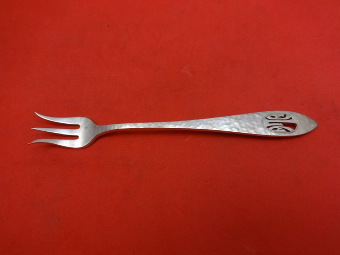 Schofield Revere Sterling Silver Cocktail Fork with Monogram wlw 5 5/8 in: Schofield Revere Sterling Silver Cocktail Fork with Monogram wlw 5 5/8 in This exquisite cocktail fork from Schofield's Revere pattern is crafted from high-quality sterling silver, measuring 5 5/8