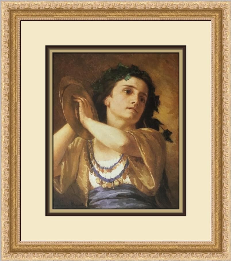 Mary Cassatt The Bacchaute Custom Framed Impressionism Print: Mary Cassatt The Bacchaute Custom Framed Impressionism Print This exquisite custom framed print features the work of renowned artist Mary Cassatt, titled "The Bacchaute." Created in 1974, this