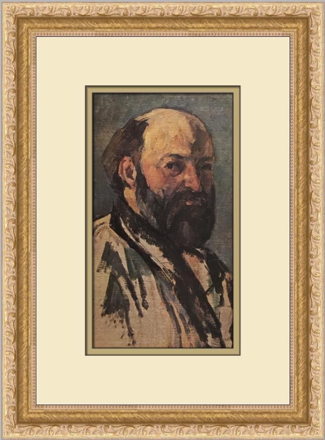 Paul Cezanne Self-Portrait Custom Framed Print 15 x 11 Impressionist Art: Paul Cezanne Self-Portrait Custom Framed Print 15 x 11 Impressionist Art This stunning custom framed print features Paul Cezanne's iconic Self-Portrait, showcasing the artist's Impressionist style. Th
