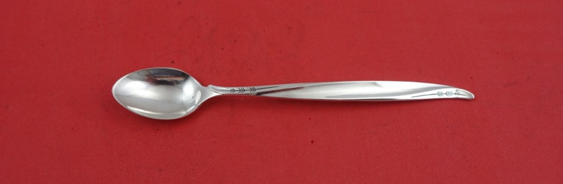 International Sterling Silver Pine Spray Infant Feeding Spoon 5.5": International Sterling Silver Pine Spray Infant Feeding Spoon 5.5" This exquisite Pine Spray infant feeding spoon by International Sterling is crafted from high-quality sterling silver (.925). Measuri