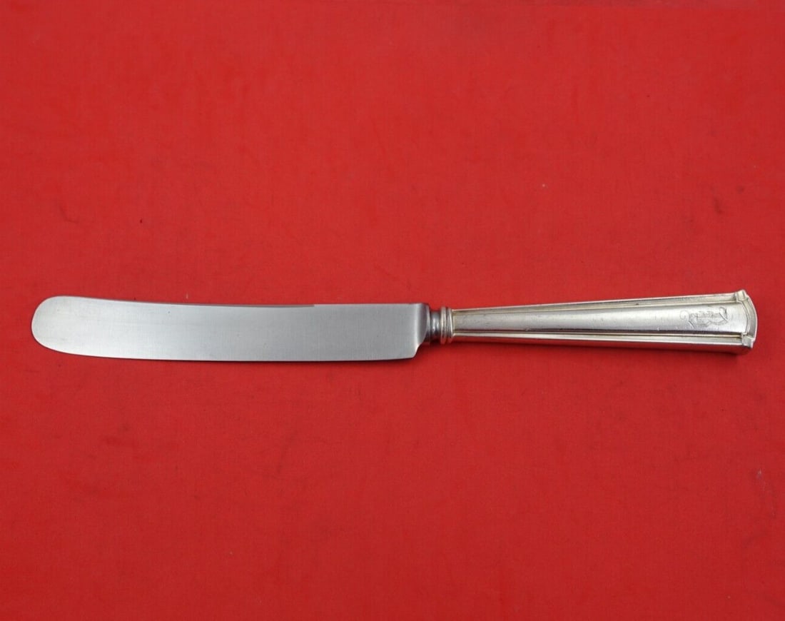Watson Wentworth Sterling Silver Dinner Knife Blunt 9 3/4 Inch Flatware (1 of 3)