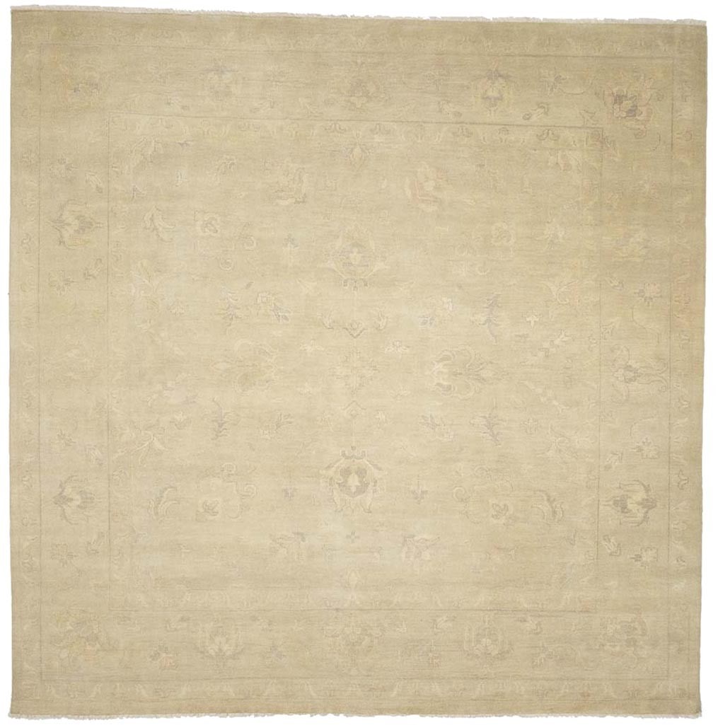 Hand-Knotted Transitional Floral Wool Area Rug 11'10 x 15'0 (1 of 13)