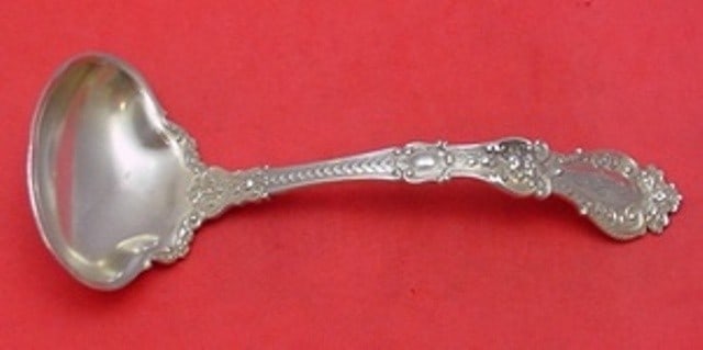 Gorham Henry II Sterling Silver Gravy Ladle with Monogram 7.5" (1 of 1)