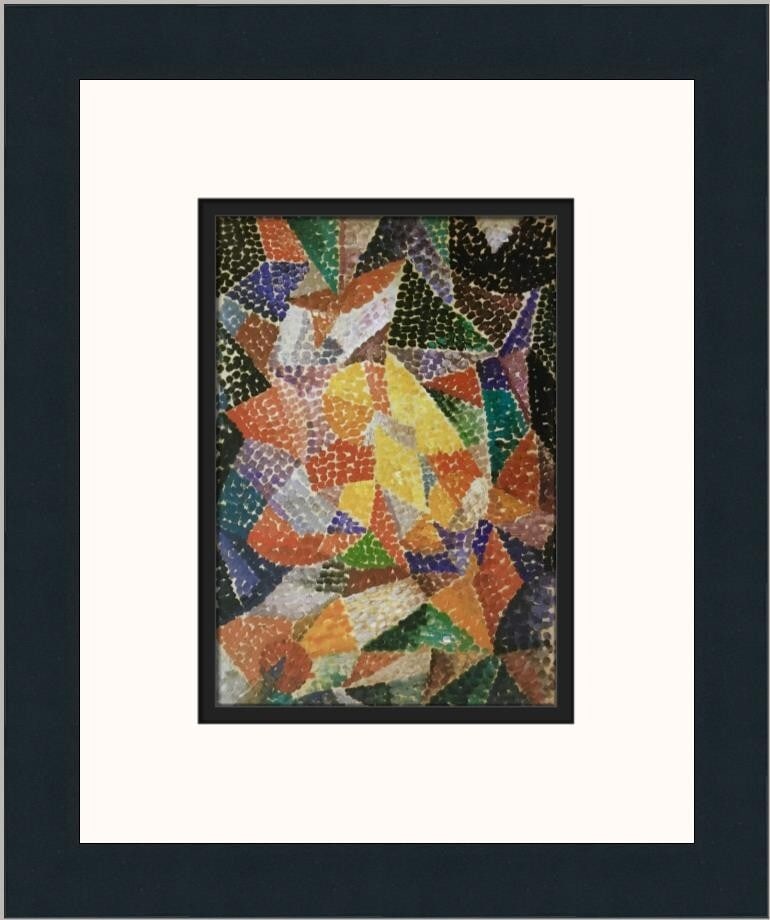 Gino Severini Centrifugal Expansion of Light Custom Framed Art Print: Gino Severini Centrifugal Expansion of Light Custom Framed Art Print This stunning custom framed print titled "Centrifugal Expansion of Light" is by renowned artist Gino Severini, beautifully showcasi