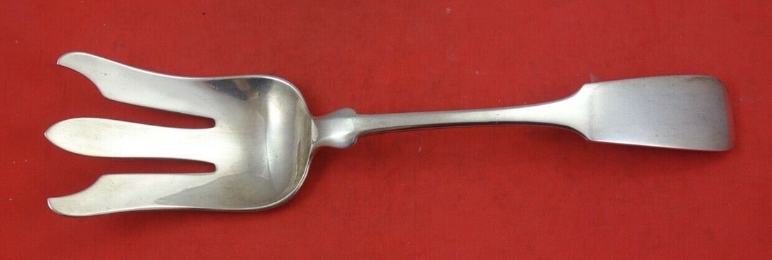 George Erickson Fiddle Pattern Sterling Silver Serving Fork 10 inch: George Erickson Fiddle Pattern Sterling Silver Serving Fork 10 inch This exquisite salad serving fork from George Erickson features a classic Fiddle pattern and is crafted from high-quality sterling s