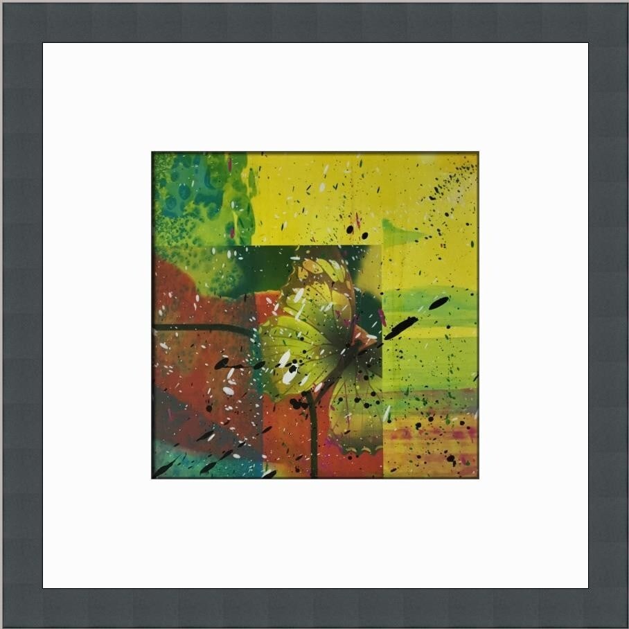 Savall 2020 Twisted Media Butterfly Print Custom Framed Pop Art: Savall 2020 Twisted Media Butterfly Print Custom Framed Pop Art Experience the vibrant artistry of Savall with this unique, custom-framed print titled 'Alone.' This piece showcases a stunning butterfl