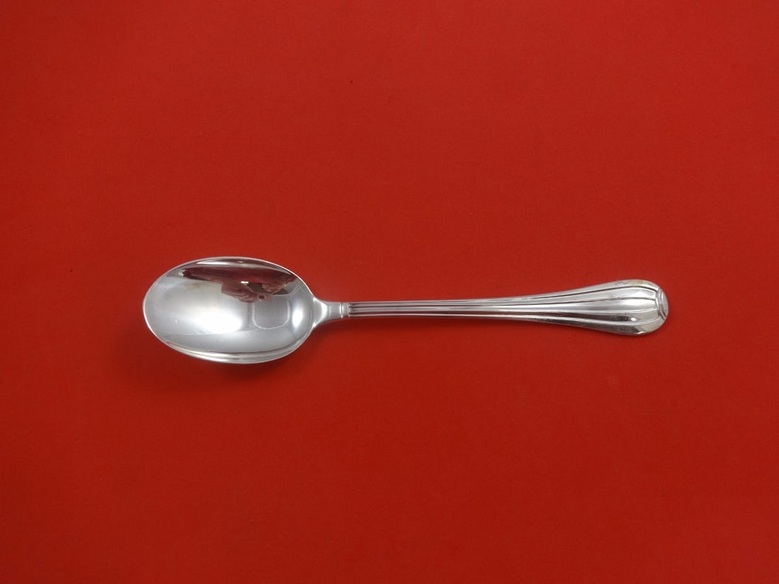 Firenze by Fortunoff Buccellati Italy Sterling Silver Soup Spoon 6 3/4": Firenze by Fortunoff Buccellati Italy Sterling Silver Soup Spoon 6 3/4" Elevate your dining experience with this exquisite Firenze by Fortunoff / Buccellati-Italy Sterling Silver Place Soup Spoon. Mea