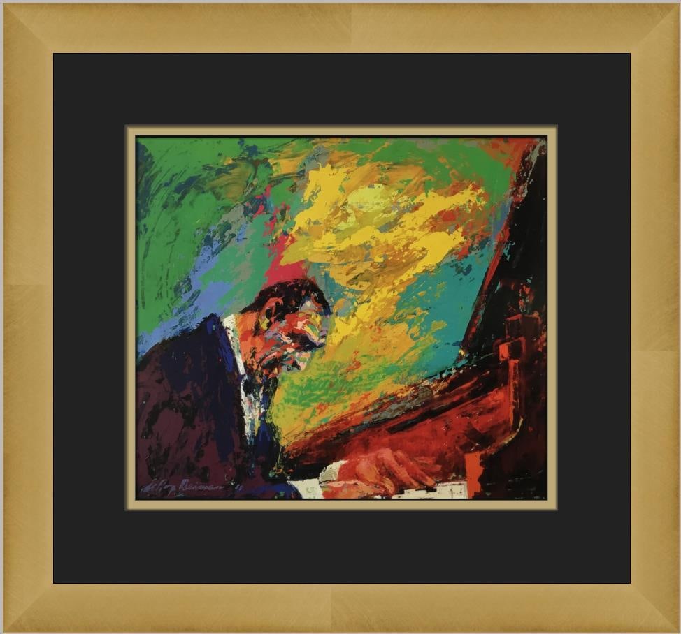 LeRoy Neiman Vladimir Horowitz Custom Framed Lithograph Print: LeRoy Neiman Vladimir Horowitz Custom Framed Lithograph Print This stunning custom framed print features the legendary pianist Vladimir Horowitz, skillfully rendered by renowned artist LeRoy Neiman. T