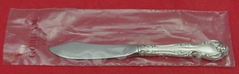 Gorham Melrose Sterling Silver Master Butter Knife 6 3/4": Gorham Melrose Sterling Silver Master Butter Knife 6 3/4" This exquisite Melrose master butter knife by Gorham features a hollow handle crafted from high-quality sterling silver, paired with a durable