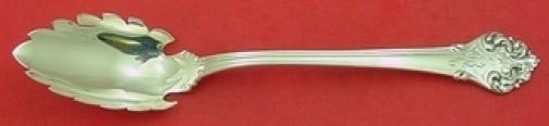 Reed and Barton Elegante Sterling Silver Spaghetti Spoon 8 1/8" Custom Made: Reed and Barton Elegante Sterling Silver Spaghetti Spoon 8 1/8" Custom Made This stunning spaghetti spoon, custom made in the elegant Elegante pattern by Reed and Barton, is crafted from high-quality