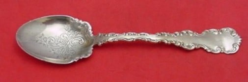 Whiting-Gorham Louis XV Sterling Silver Ice Cream Spoon 5 7/8 Bright-Cut: Whiting-Gorham Louis XV Sterling Silver Ice Cream Spoon 5 7/8 Bright-Cut Indulge in a touch of elegance with this exquisite Louis XV ice cream spoon, crafted from sterling silver by Whiting-Gorham. Fe