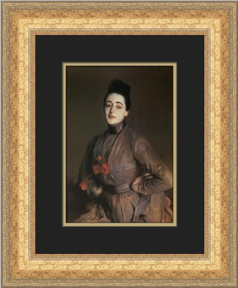 John Singer Sargent Flora Priestly Custom Framed Print 19x16 Art: John Singer Sargent Flora Priestly Custom Framed Print 19x16 Art This stunning custom framed print features the artwork "Flora Priestly" by renowned artist John Singer Sargent, created in 1991. This