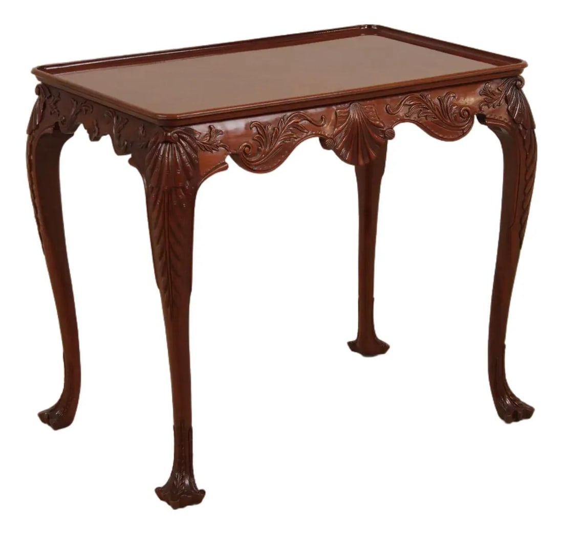 Mahogany Tea Table from Irish Georgian Collection by Kindel (1 of 10)