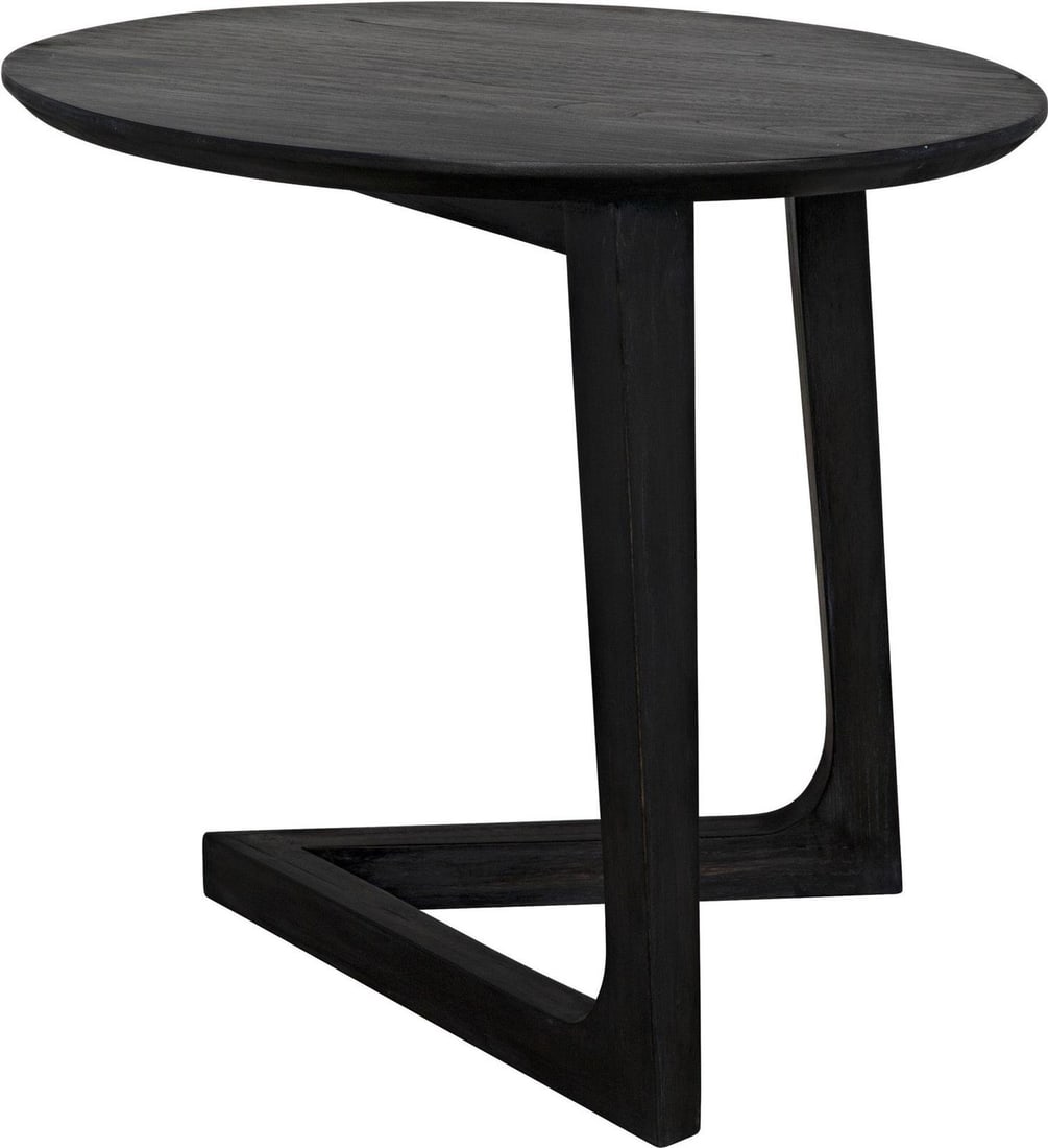 Noir Charcoal Black Cantilever Table Mindi Sungkai Transitional Design: Noir Charcoal Black Cantilever Table Mindi Sungkai Transitional Design Introducing the Elegant Charcoal Black Cantilever Table, a stunning addition to any contemporary space. This table features a sle