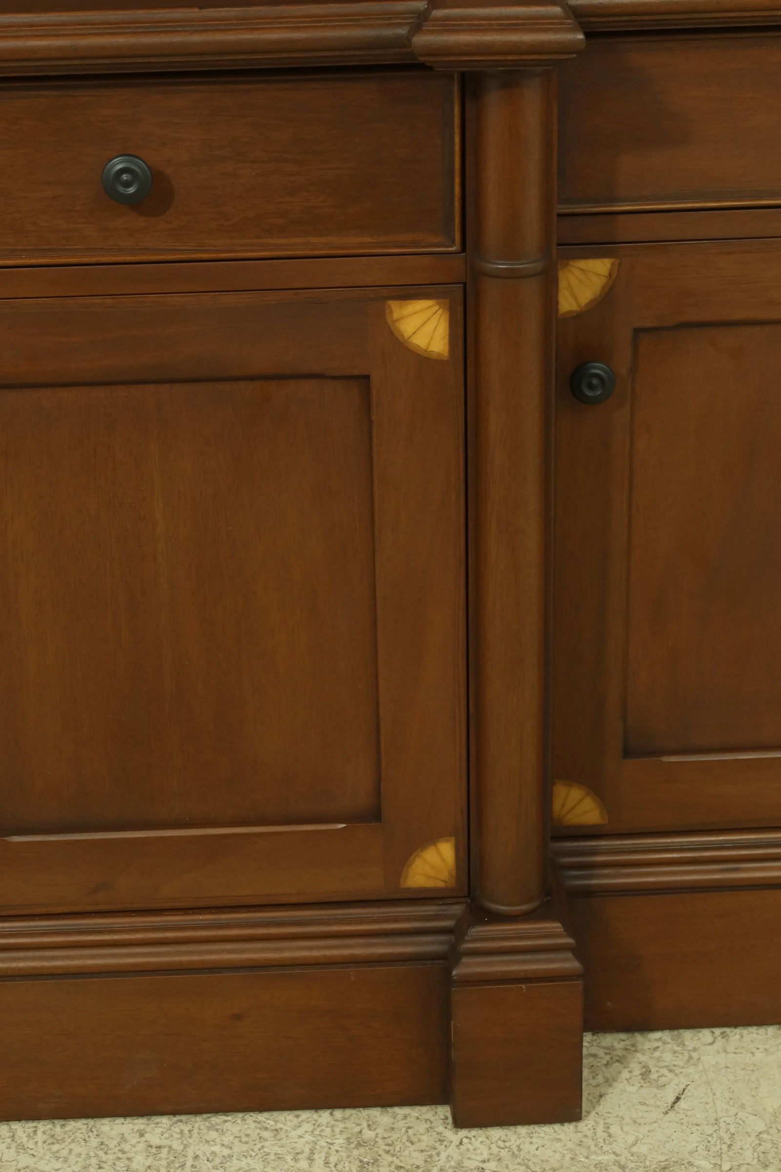 Custom Mahogany Pool Rack Bookcase with Adjustable Shelves - 9