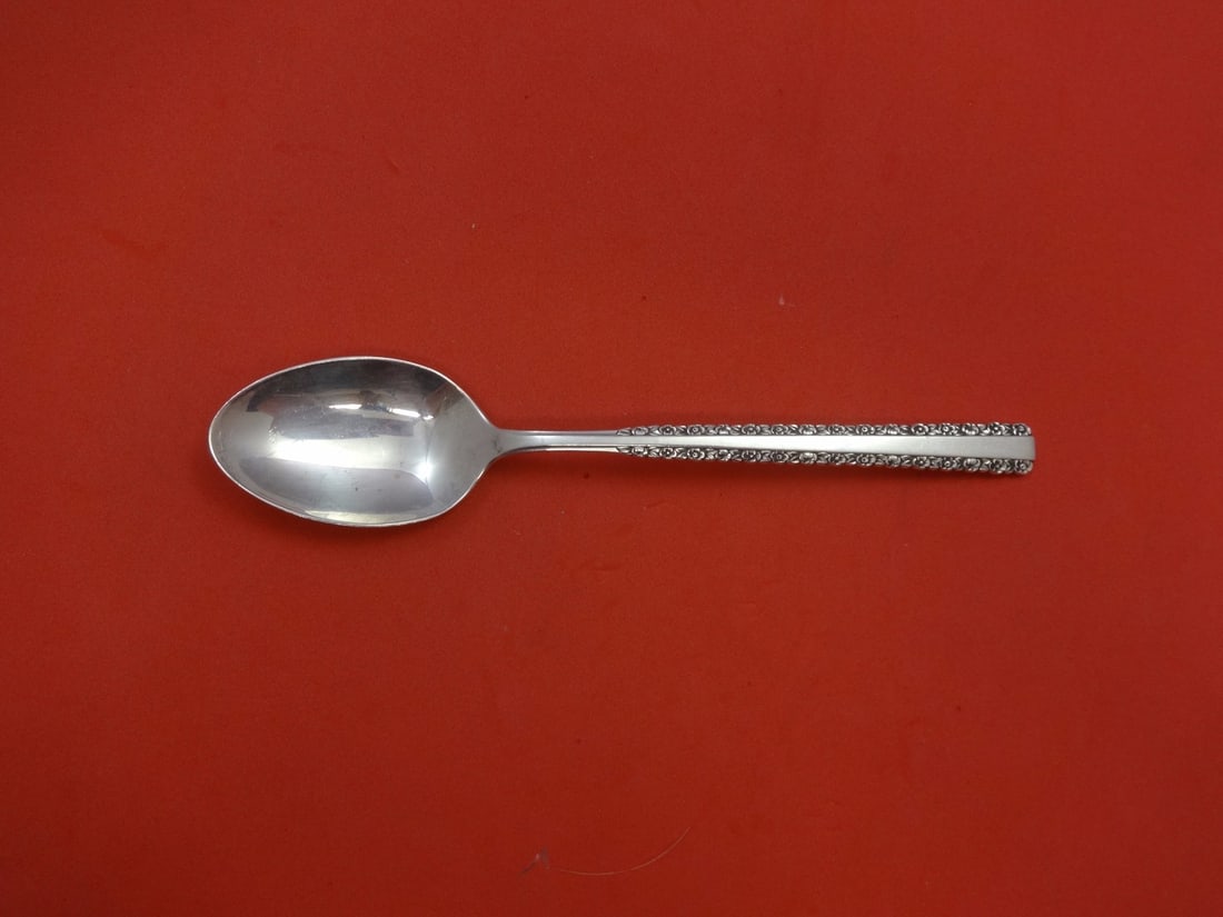 International Sterling Silver Romance Place Soup Spoon 7 1/8 inches: International Sterling Silver Romance Place Soup Spoon 7 1/8 inches This exquisite soup spoon features the elegant Romance pattern by International Sterling. Crafted from high-quality sterling