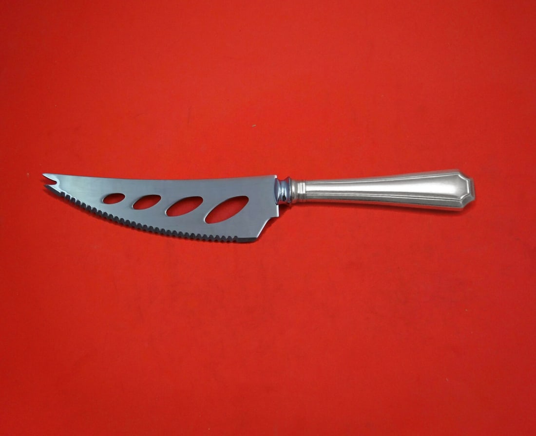 Durgin-Gorham Fairfax Sterling Silver Cheese Sausage Knife 7 Inch Custom Made: Durgin-Gorham Fairfax Sterling Silver Cheese Sausage Knife 7 Inch Custom Made Introducing the Fairfax Cheese and Sausage Knife, a stunning custom-made piece by Durgin-Gorham, crafted from high-quality