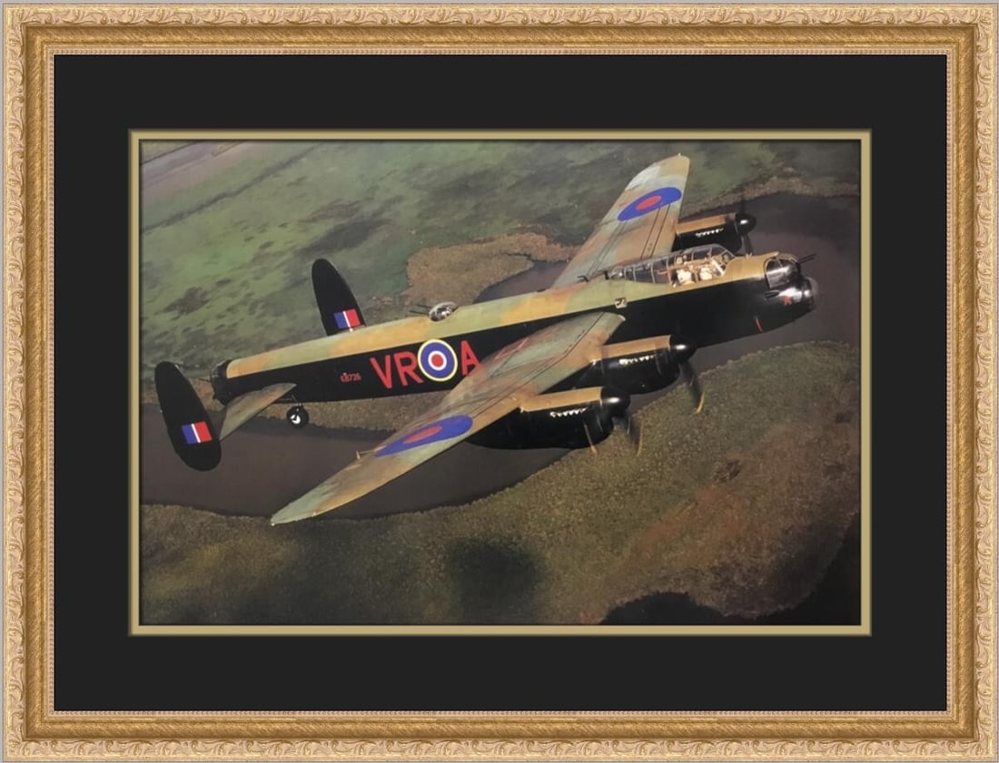 Avro Lancaster B Mk X Framed Print by Philip Makanna 2000: Avro Lancaster B Mk X Framed Print by Philip Makanna 2000 This stunning custom framed print showcases the Avro Lancaster B Mk X, a remarkable piece of aviation art. Created by artist Philip Makanna, t