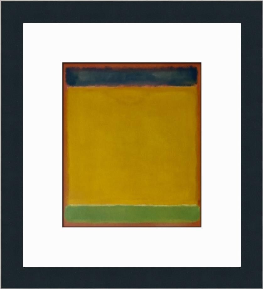Mark Rothko Untitled II Custom Framed Print Abstract Art: Mark Rothko Untitled II Custom Framed Print Abstract Art This stunning custom framed print titled 'Untitled II' by renowned artist Mark Rothko features a captivating abstract expressionist design. Mea