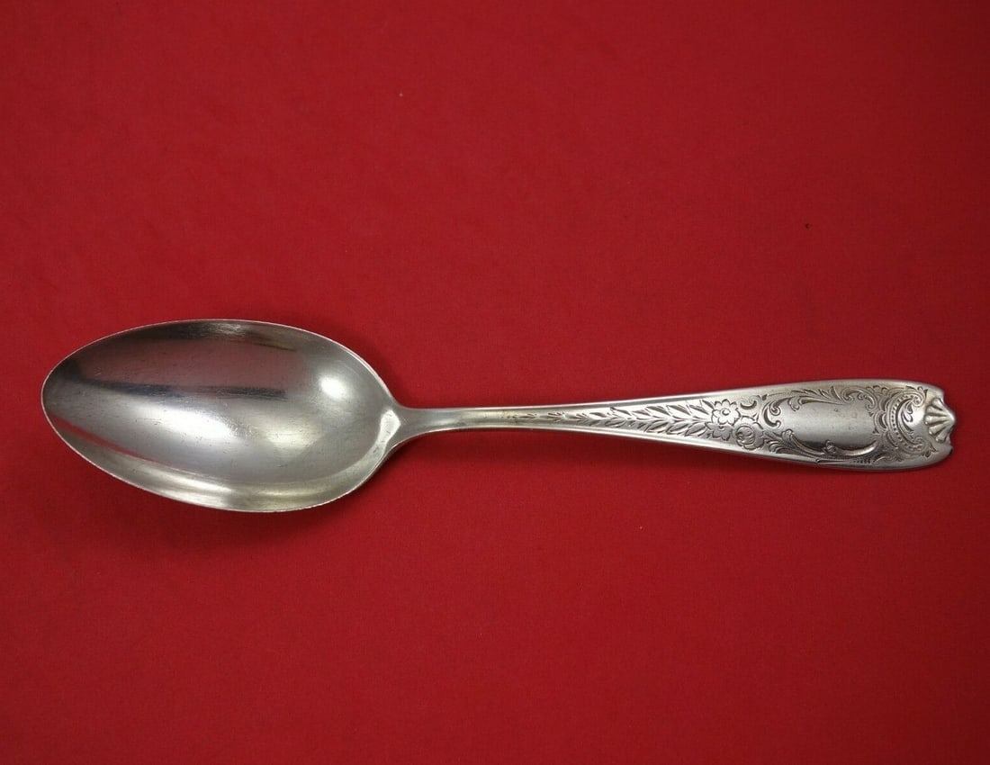 Gorham Engraved #30 Sterling Silver Serving Spoon 8 1/4": Gorham Engraved #30 Sterling Silver Serving Spoon 8 1/4" Add elegance to your table setting with this exquisite serving spoon by Gorham. Crafted from high-quality sterling silver, this spoon features