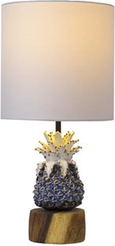 Vintage Style Pineapple Ceramic Table Lamp 16 Inches: Vintage Style Pineapple Ceramic Table Lamp 16 Inches Illuminate your space with this stylish pineapple table lamp, designed to enhance any ambiance. Crafted in a vintage style, this ceramic lamp featu