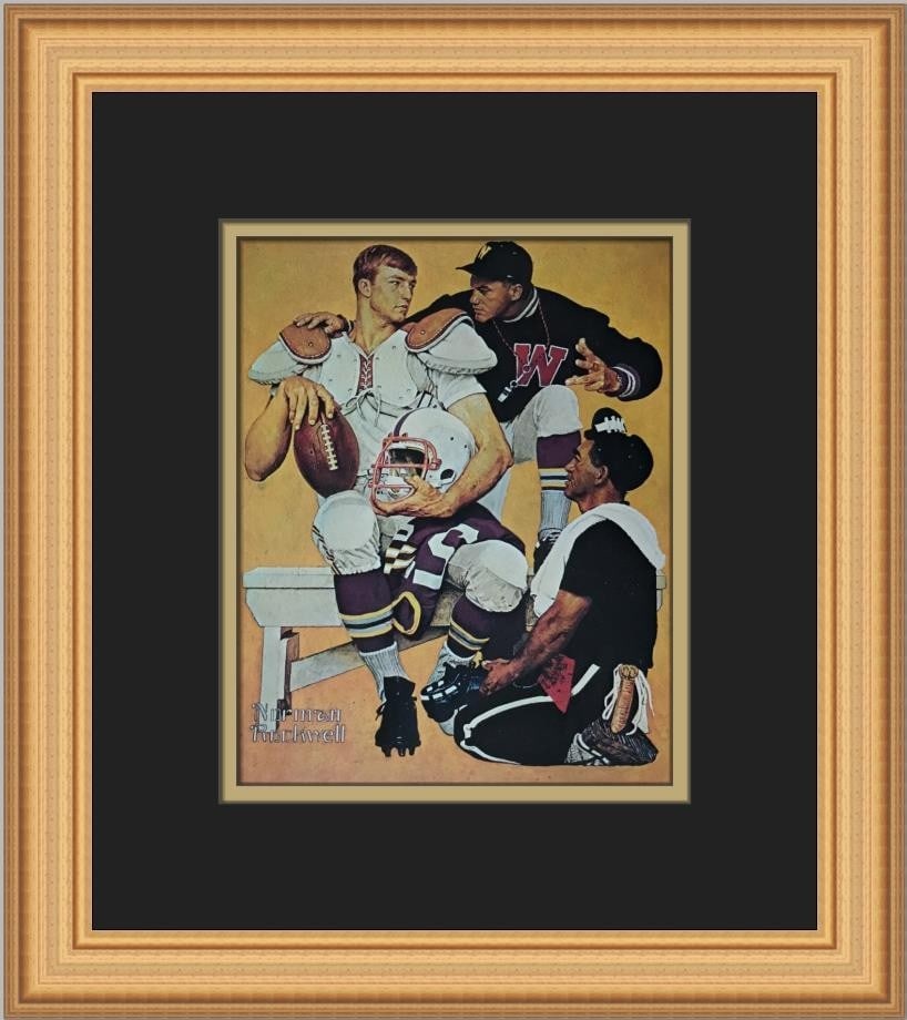 Norman Rockwell The Recruit Framed Art Print 1978 Americana: Norman Rockwell The Recruit Framed Art Print 1978 Americana This stunning custom framed print features the artwork 'The Recruit' by Norman Rockwell, a prime example of Americana Realism. Produced in 1