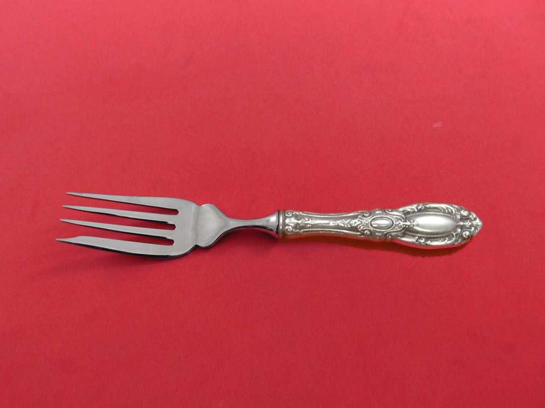 Towle King Richard Sterling Silver 8" Fish Fork Custom Made: Towle King Richard Sterling Silver 8" Fish Fork Custom Made Indulge in the elegance of the King Richard pattern by Towle with this exquisite individual fish fork. Crafted from sterling silver, this pi