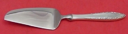 Lunt Lace Point Sterling Silver Cheese Server 7 1/8 inches: Lunt Lace Point Sterling Silver Cheese Server 7 1/8 inches This exquisite cheese server features the Lace Point pattern by Lunt, crafted from high-quality sterling silver with a stainless steel implem