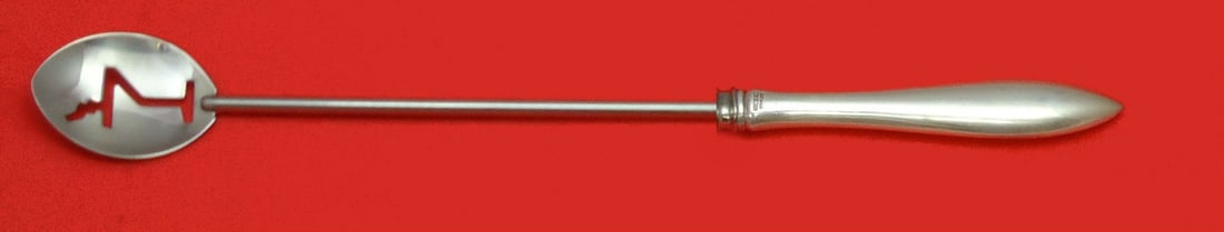 Shreve Buckingham Narrow Sterling Silver Martini Spoon Custom Made 10": Shreve Buckingham Narrow Sterling Silver Martini Spoon Custom Made 10" This exquisite martini spoon features a custom-made design in the Buckingham Narrow pattern by Shreve, crafted from sterling silv