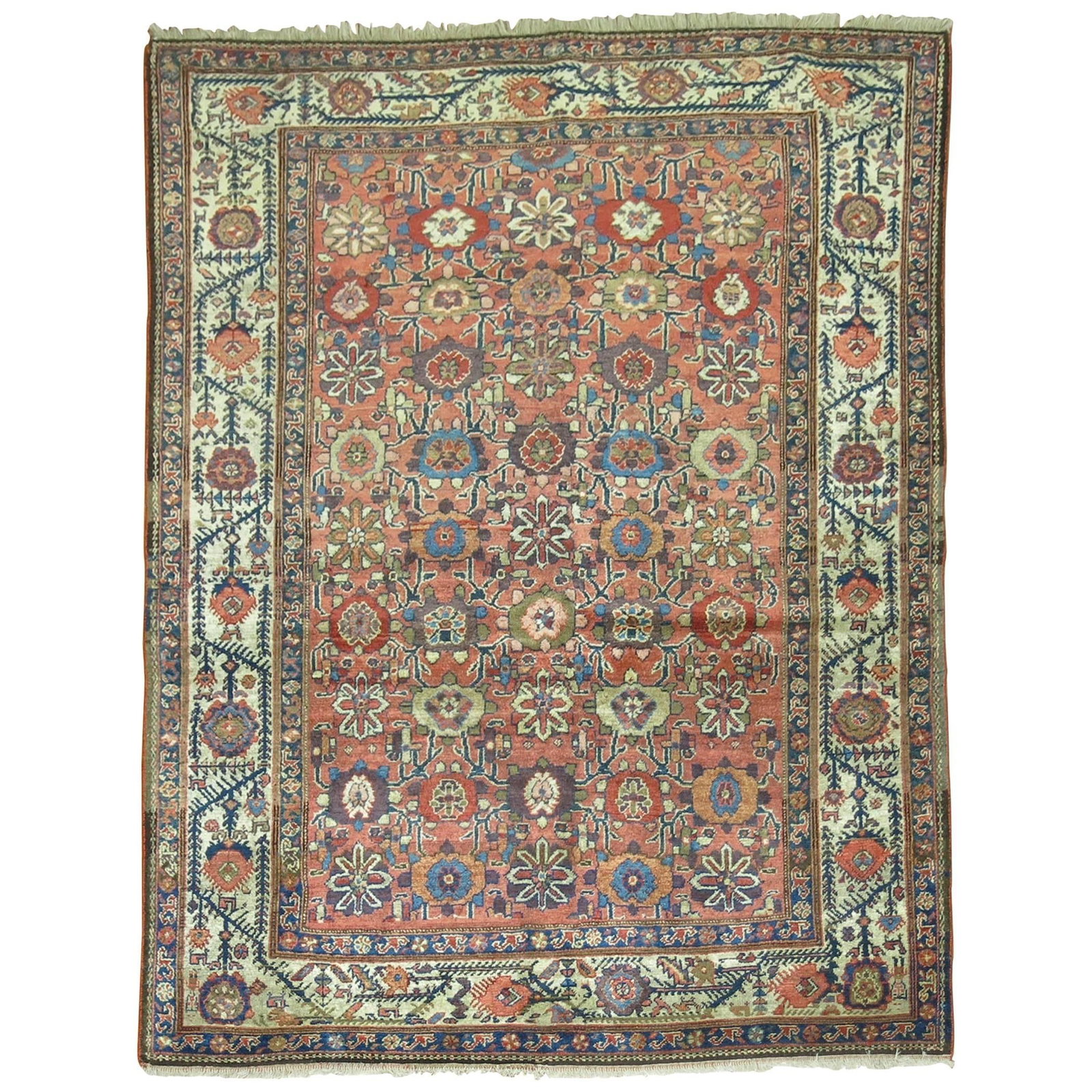 Zabihi Collection Persian Mini Khani Rug Hand-Woven Wool 1920 (1 of 10)