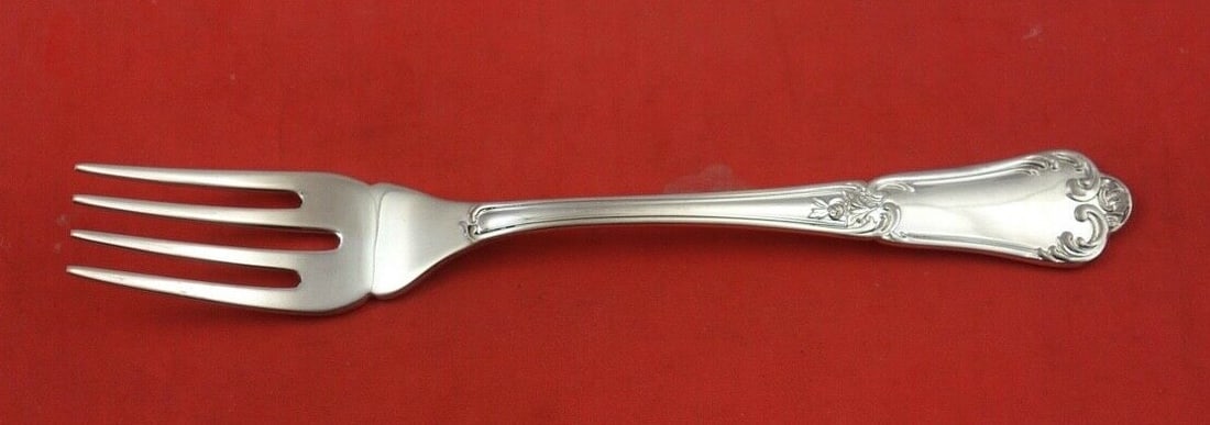 Zaramella Argenti Floreale Sterling Silver Salad Fork 6 7/8": Zaramella Argenti Floreale Sterling Silver Salad Fork 6 7/8" This exquisite salad fork features the elegant Floreale (Floral) pattern by Zaramella Argenti, crafted from high-quality sterling silver. M