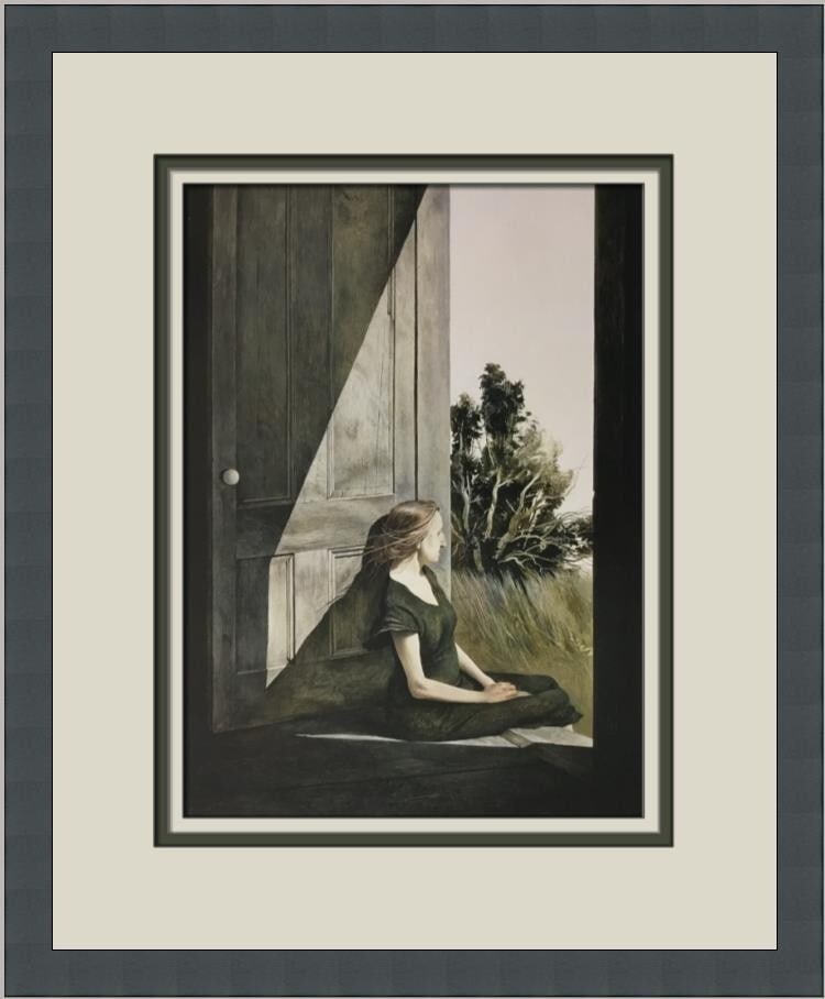 Andrew Wyeth Christina Olson Custom Framed Print 15x13 Impressionism Art: Andrew Wyeth Christina Olson Custom Framed Print 15x13 Impressionism Art This exquisite print titled 'Christina Olson' by renowned artist Andrew Wyeth captures the essence of Impressionism Realism. Pr
