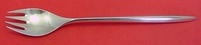 Cohr Trinita Sterling Silver Salad Fork 7 Inch Flatware: Cohr Trinita Sterling Silver Salad Fork 7 Inch Flatware This elegant salad fork is part of the Trinita pattern by Cohr, crafted from high-quality sterling silver. Measuring 7 inches, it boasts a refin