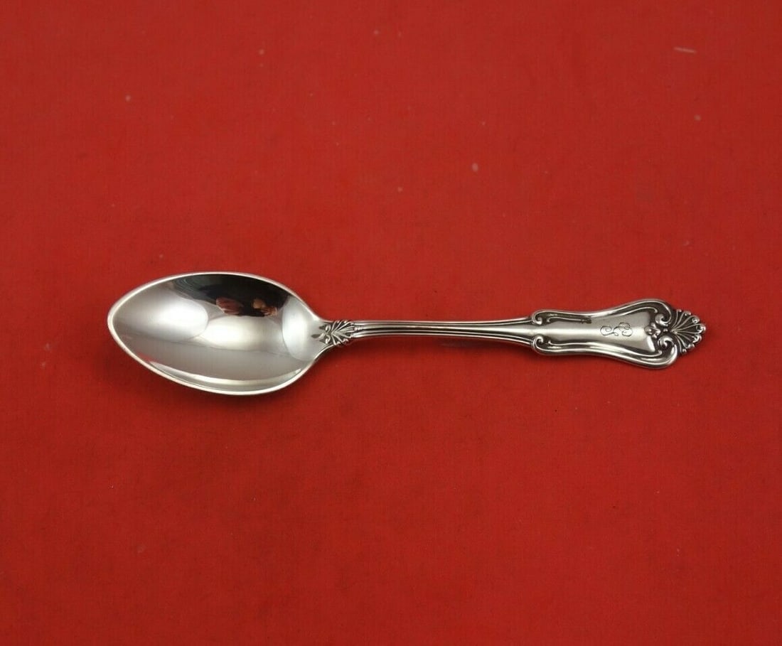 Alvin Suffolk Sterling Silver Teaspoon 5 7/8 Inch Heirloom Flatware: Alvin Suffolk Sterling Silver Teaspoon 5 7/8 Inch Heirloom Flatware This Suffolk by Alvin sterling silver teaspoon is a beautiful addition to any flatware collection. Crafted from high-quality sterlin