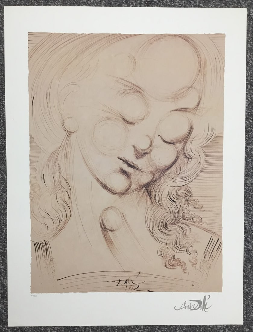 Salvador Dali Soft Madonna Limited Edition Offset Lithograph 1989: Salvador Dali Soft Madonna Limited Edition Offset Lithograph 1989 This stunning offset lithograph titled "Soft Madonna" by the renowned artist Salvador Dali showcases a surrealistic style that captiva