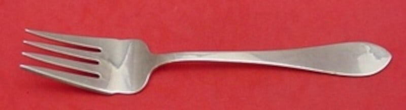 Dominick & Haff Pointed Antique Sterling Silver Fish Fork 7 3/8 Inch Heirloom: Dominick & Haff Pointed Antique Sterling Silver Fish Fork 7 3/8 Inch Heirloom This exquisite fish fork, crafted by Dominick & Haff, features the elegant Pointed Antique pattern. Made from high-quality