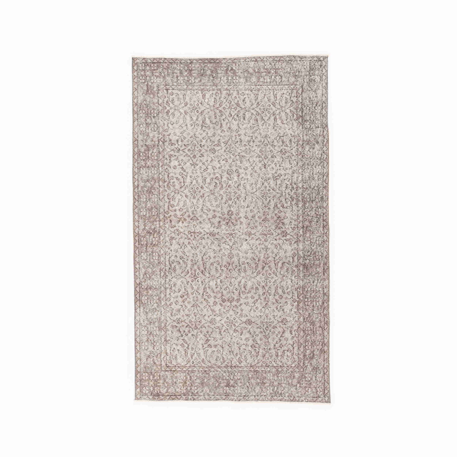 Authentic Vintage Handmade Wool on Cotton Carpet 46.1 x 81.5: Authentic Vintage Handmade Wool on Cotton Carpet 46.1 x 81.5 Discover the charm of this authentic handmade vintage carpet, crafted from a unique combination of wool on cotton. This exquisite piece sho