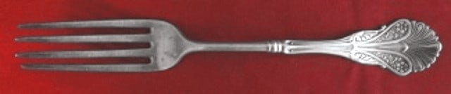 John Polhamus Shiebler Corinthian Sterling Silver Dinner Fork 7 5/8": John Polhamus Shiebler Corinthian Sterling Silver Dinner Fork 7 5/8" This exquisite dinner fork features the elegant Corinthian pattern by renowned makers John Polhamus and Shiebler. Crafted from high