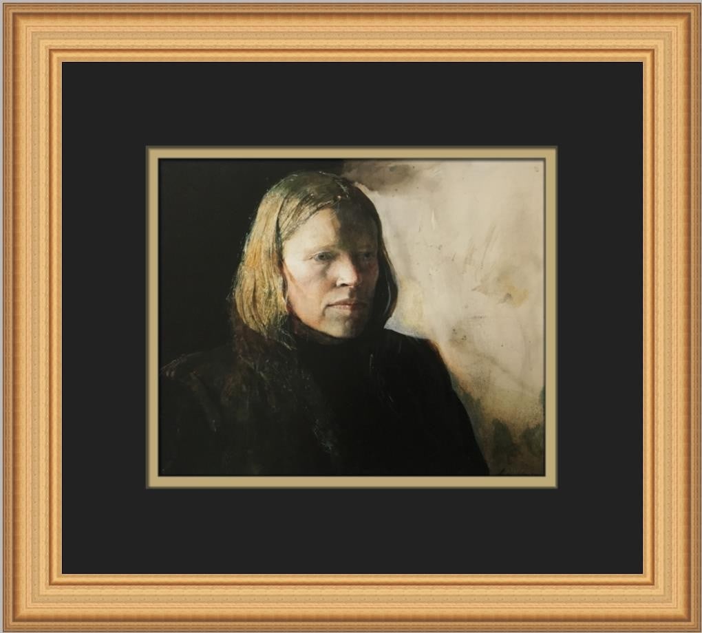 Andrew Wyeth Pageboy Custom Framed Print 14x13 Landscape Art: Andrew Wyeth Pageboy Custom Framed Print 14x13 Landscape Art This stunning custom framed print titled "Pageboy" by renowned artist Andrew Wyeth showcases a beautiful representation of realism in a lan