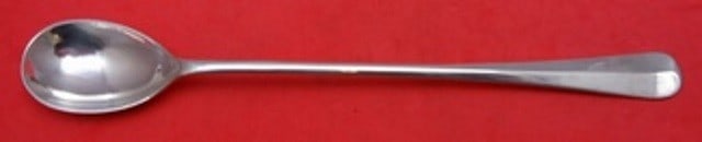 Tiffany & Co Rat Tail Sterling Silver Iced Tea Spoon 7 5/8": Tiffany & Co Rat Tail Sterling Silver Iced Tea Spoon 7 5/8" This exquisite iced tea spoon from Tiffany & Co. features the elegant Rat Tail pattern, showcasing the brand's renowned craftsmanship. Made