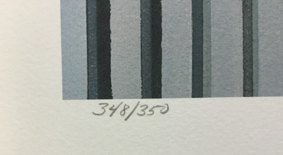 Daniel Pollera Serenity Limited Edition Giclee Print Signed 30x22: Daniel Pollera Serenity Limited Edition Giclee Print Signed 30x22 This stunning giclee print titled 'Serenity' by renowned artist Daniel Pollera captures the essence of modernism with its beautiful la