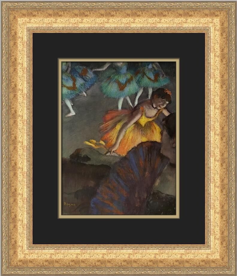 Edgar Degas The Ballet Custom Framed Print 1978: Edgar Degas The Ballet Custom Framed Print 1978 This exquisite custom framed print features Edgar Degas' iconic artwork, "The Ballet as seen from a box." Measuring 19 inches in height and 17 inches in