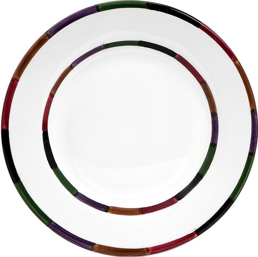 New Italian Style Circo Dinner Plate 11.5 Inches: New Italian Style Circo Dinner Plate 11.5 Inches Elevate your dining experience with this exquisite Italian Style Circo Dinnerware Plate. Crafted to perfection, this plate features a generous size of