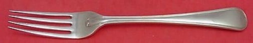 James Robinson Sterling Silver Dinner Fork English Thread 7.5": James Robinson Sterling Silver Dinner Fork English Thread 7.5" This elegant dinner fork features a classic English Thread pattern and is crafted from high-quality sterling silver. Made by the renowned